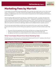 Link to Marketing Fees by Marriott PDF